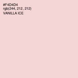 #F4D4D4 - Vanilla Ice Color Image